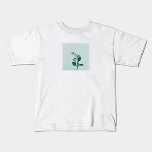 Real Floral Flower Plant Kids T-Shirt